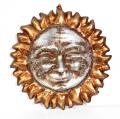 Венецианская маска Солнце золото